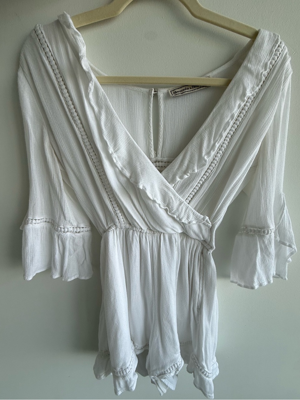 Abercrombie & Fitch White Mini Romper
